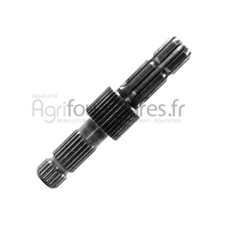 Arbre de prise de force 1'' 44411 - z6 - l 228 mm Bepco 25/303-30 pour tracteur