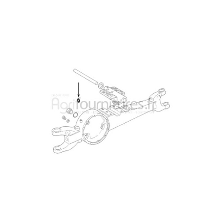 Reniflard m10 x 1.0 pont avant 4M Bepco 25/6461-2 pour tracteur