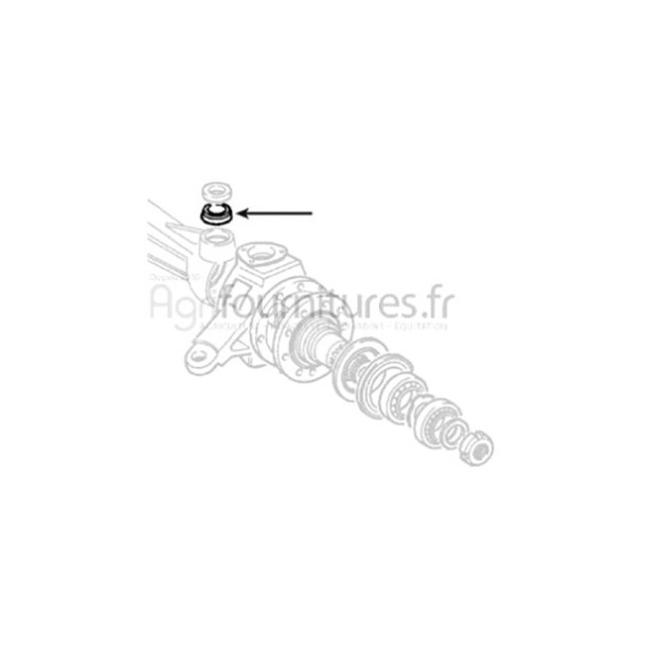 Bague axiale Ø 30 x 55 x 16 mm carter du moyeu pont avant 4M Bepco 23/6451-10