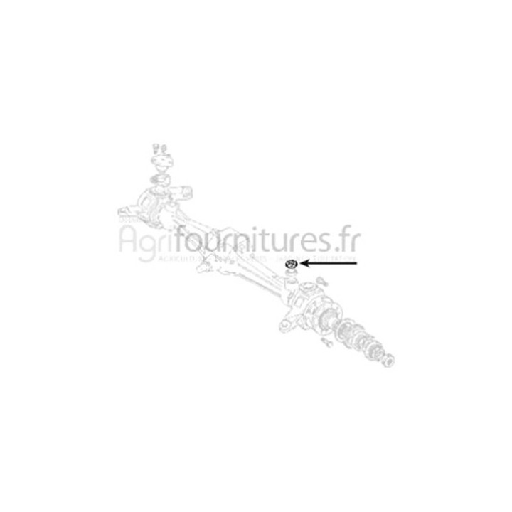 Bague d'étanchéité Ø 70 x 90 x 44509 mm carter du moyeu pont avant 4M Bepco 23/6452-9