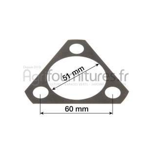 Cale d'ajustage 0.40 mm carter du moyeu pont avant 4M Bepco 25/6453-110 pour tracteur