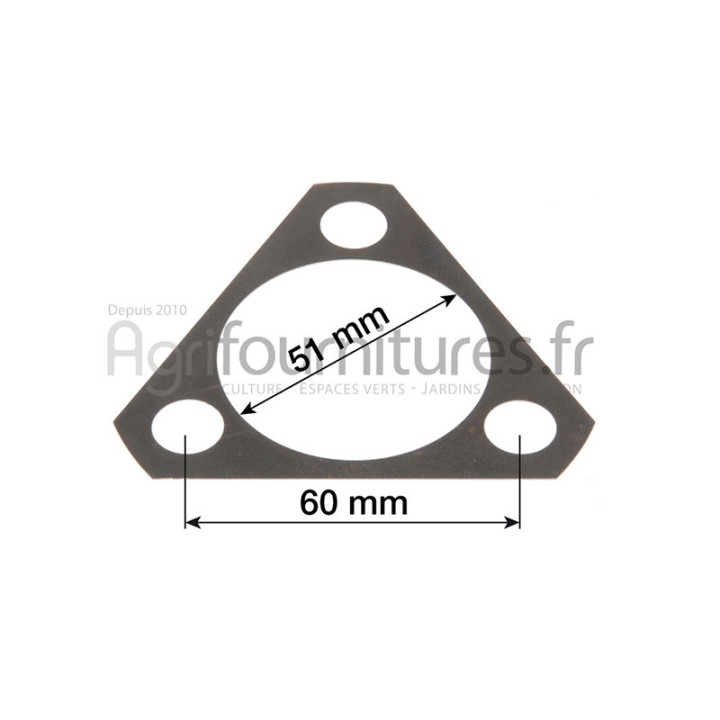 Cale d'ajustage 0.40 mm carter du moyeu pont avant 4M Bepco 25/6453-110 pour tracteur