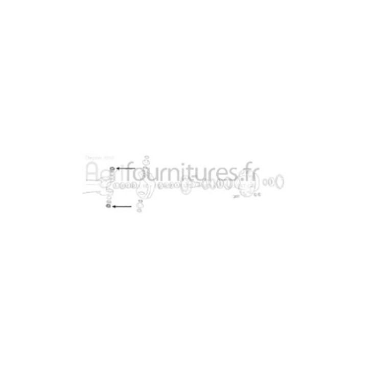 Coiffe de protection carter du moyeu pont avant 4M Bepco 25/6425-2 pour tracteur