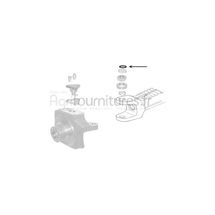 Joint torique carter du moyeu pont avant 4M Bepco 24/6452-6 pour tracteur