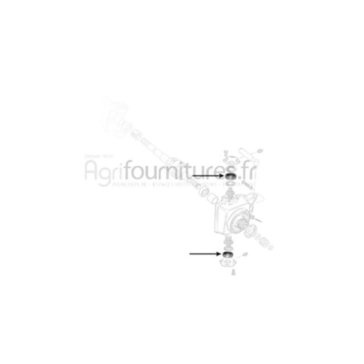 Roulement a roul. coniques Ø 1''3/16 x 2''17/32 carter moyeu pont avant 4M Bepco 30/6410-20