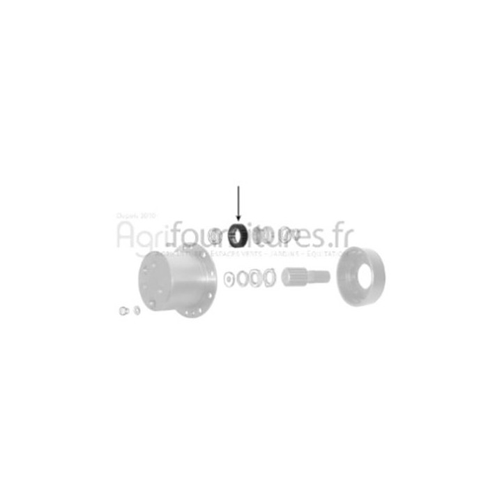 Pignon planetaire z46 réducteur pont avant 4M Bepco 26/6431-4 pour tracteur