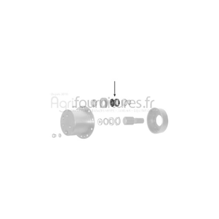 Cone a rouleaux coniques Ø 49.7 x 75 x 25 mm réducteur pont avant 4M Bepco 24/6433-5