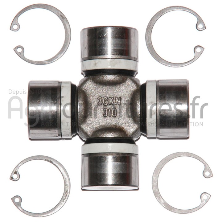 Croisillon 35 x 93 mm cardan pont avant 4M Bepco 30/6403-58 pour tracteur