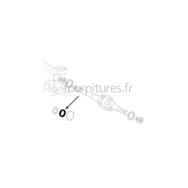 Bague d'étanchéité Ø 40 x 68 x 14 mm cardan pont avant 4M Bepco 30/6411-1 pour tracteur
