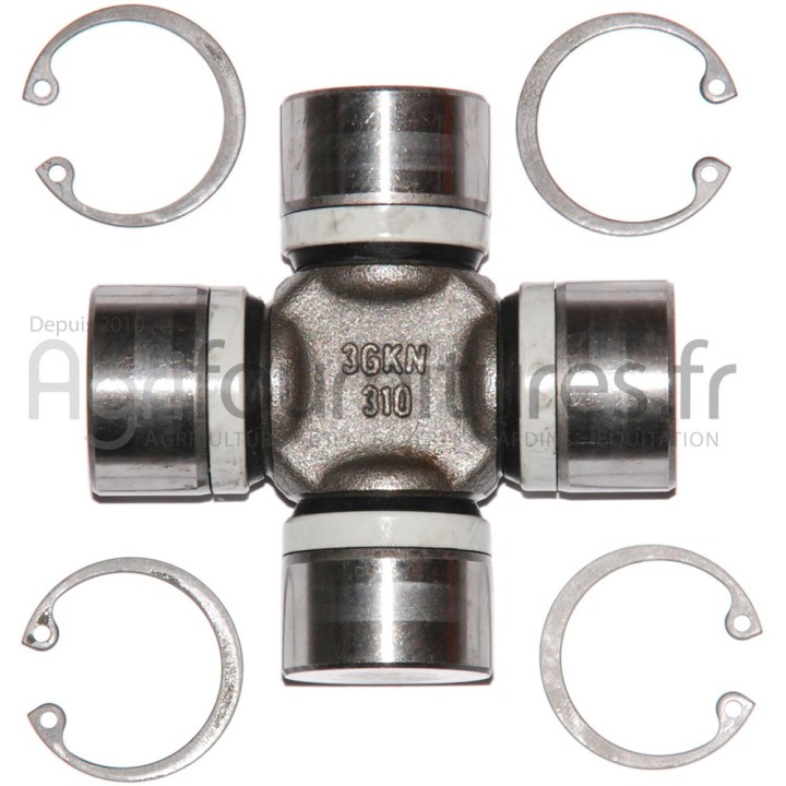 Croisillon 30.2 x 82 mm cardan pont avant 4M Bepco 30/6403-56 pour tracteur