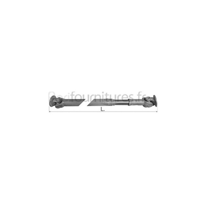 Arbre de transmission apl1552 pont avant 4M Bepco 25/6491-8 pour tracteur