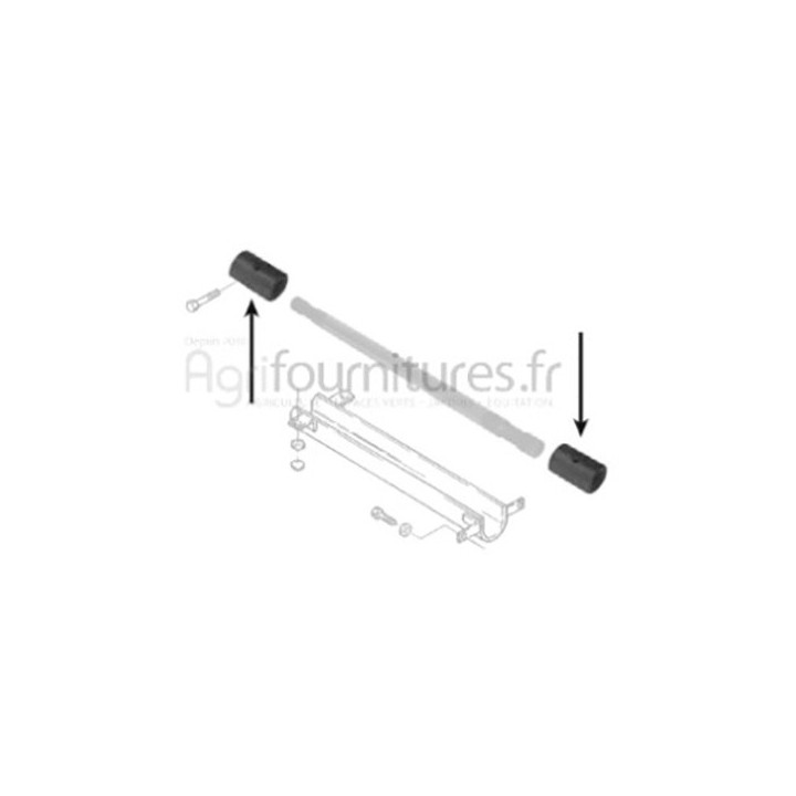 Manchon Ø 28 x 50 mm - z 15 pont avant 4M Bepco 24/6492-19 pour tracteur