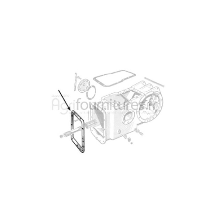 Joint boitier central pont arrière Bepco 30/331-1 pour chargeur