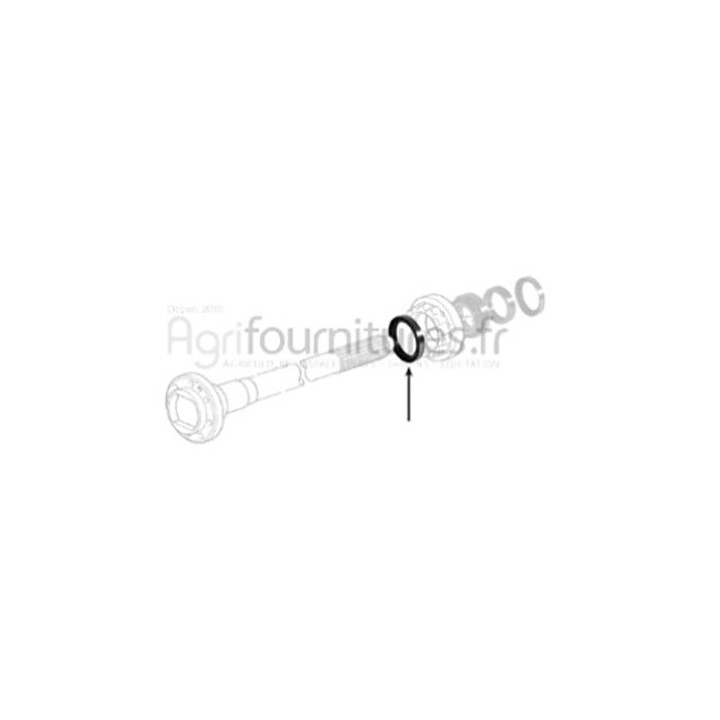 Bague d'étanchéité Ø 69.8 x 92 x 14.2 mm trompette pont arrière Bepco 30/371-1