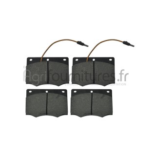 Jeu de 2x2 plaquettes de frein Bepco 28/412-35 pour tracteur