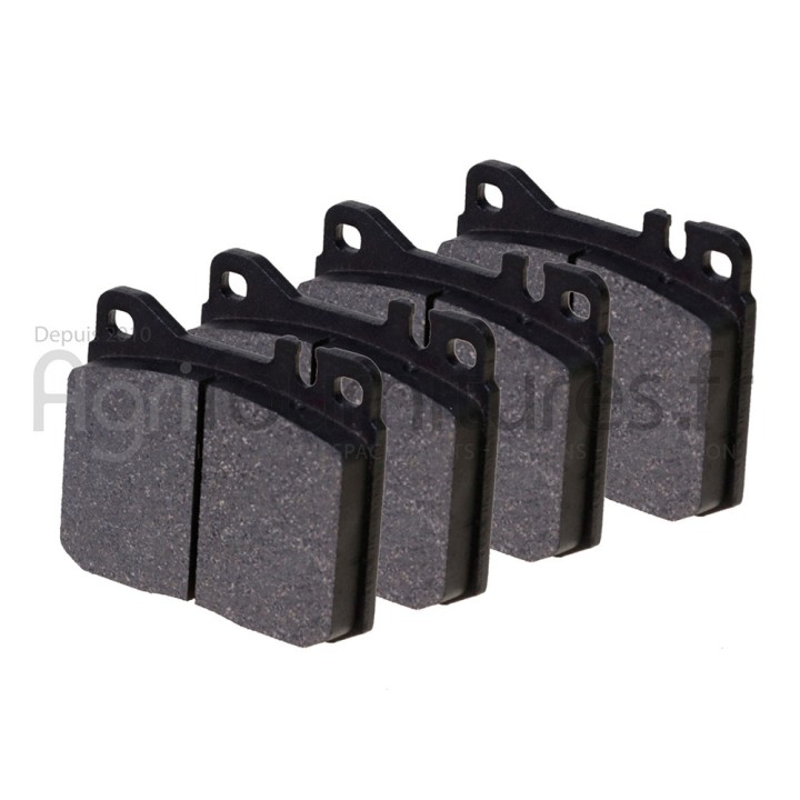 Jeu de 4 plaquettes de frein Bepco 21/412-1 pour tracteur