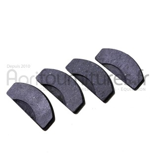 Jeu de 4 plaquettes de frein Bepco 30/412-10 pour tracteur