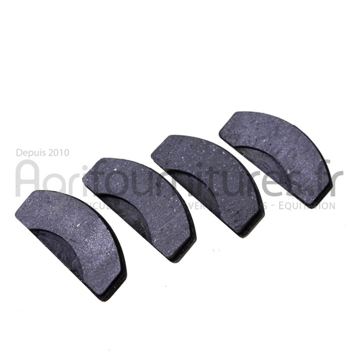 Jeu de 4 plaquettes de frein Bepco 30/412-10 pour tracteur