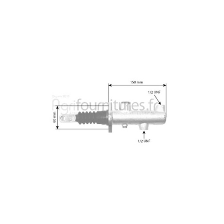 Maître cylindre de frein Bepco 31/410-40 pour tracteur