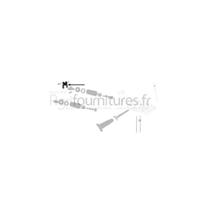 Chape arbre de contrôle de pression hydraulique Bepco 30/665-1 pour tracteur