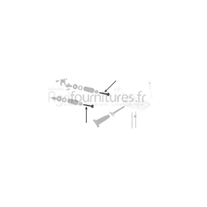 Plongeur arbre de contrôle de pression hydraulique Bepco 30/676-3 pour tracteur