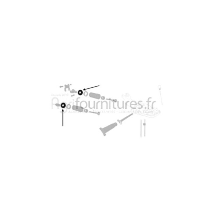 Caoutchouc arbre de contrôle de pression hydraulique Bepco 30/671-1 pour chargeur
