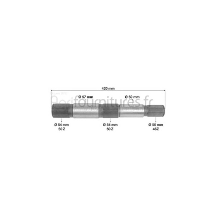 Arbre de relevage hydraulique Bepco 28/685-9 pour tracteur