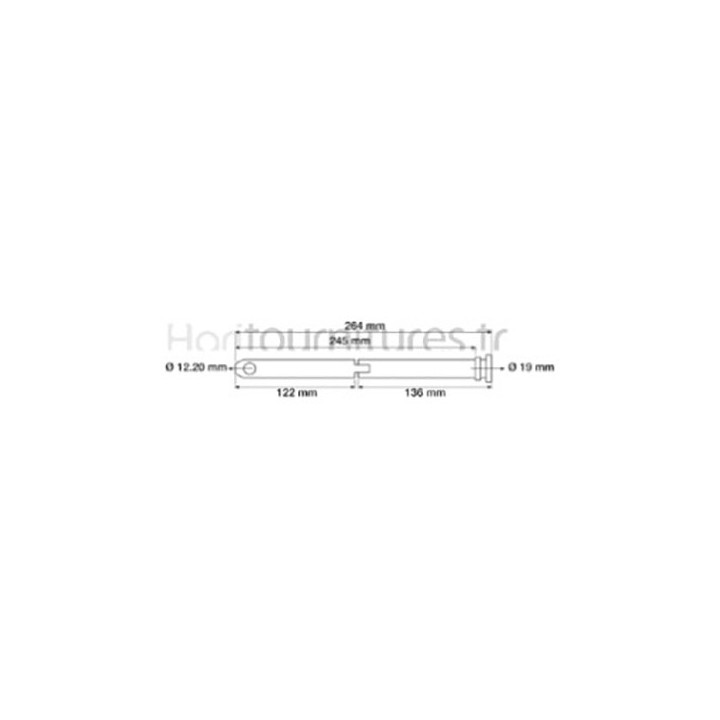Broche bras de relevage Bepco 30/334-1 pour chargeur