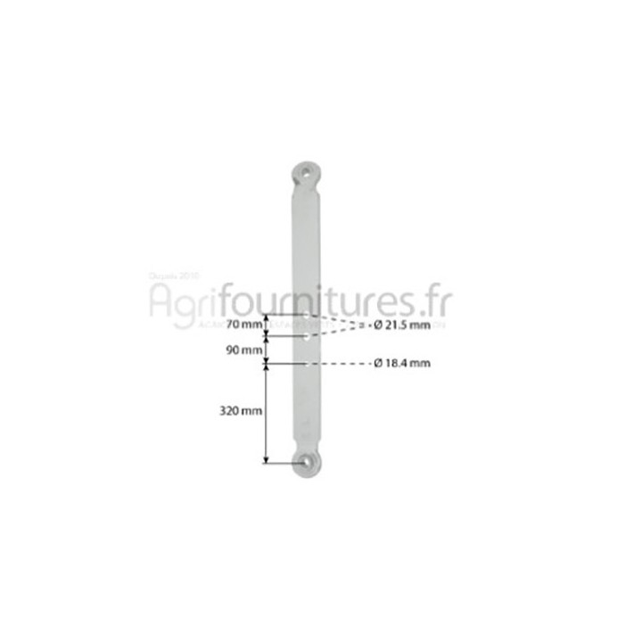 Bras de relevage inférieur cat.2 Bepco 23/712-17 pour tracteur