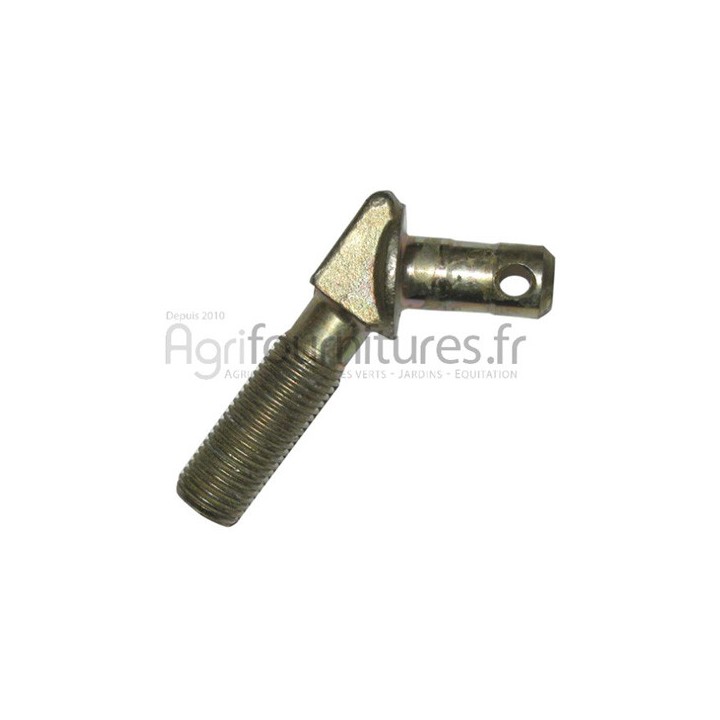 Piton coude Ø 28mm - m27x3 pour stabilisateur Bepco 22/743-21 pour tracteur