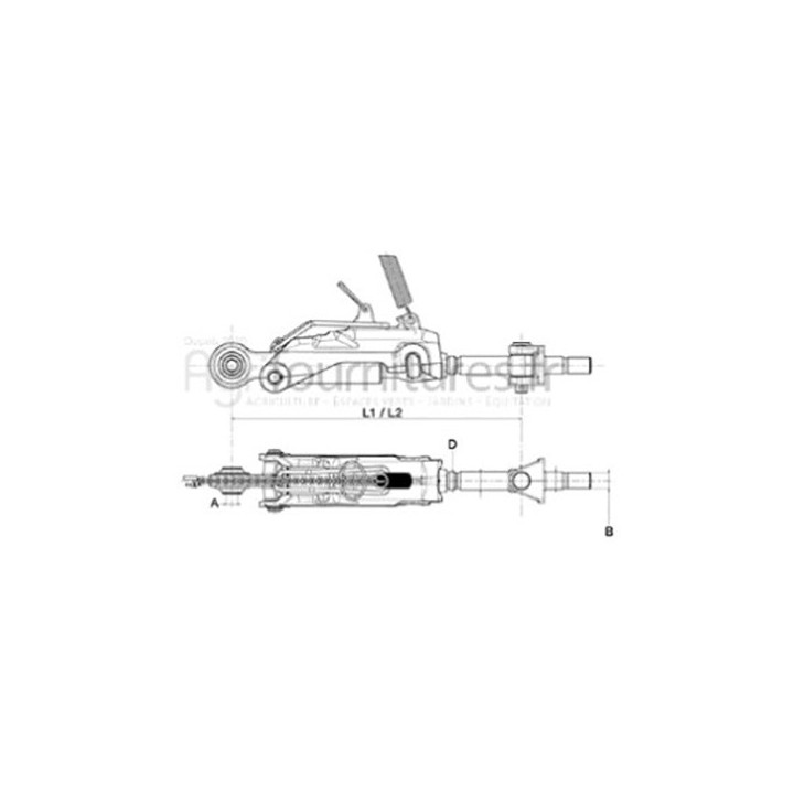 Stabilisateur automatique 375mm - 410mm Bepco 25/740-32