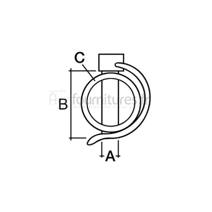 Goupille p/stabilisateur Bepco 68/8152-160
