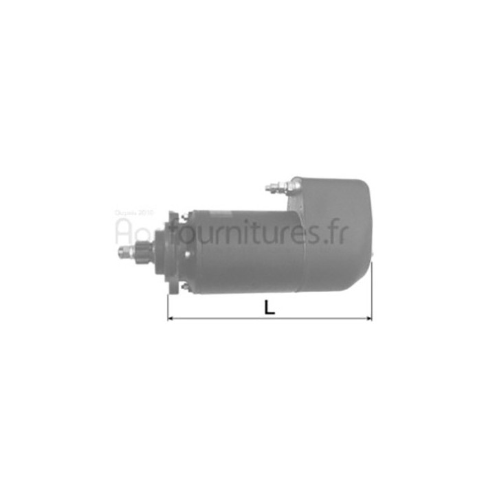 Démarreur 12V - 3.6 kw Bepco 62/930-46 pour tracteur