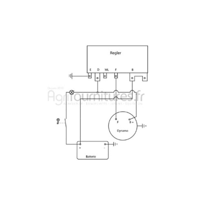 Régulateur 11a dynamo Bepco 62/919-7 pour tracteur