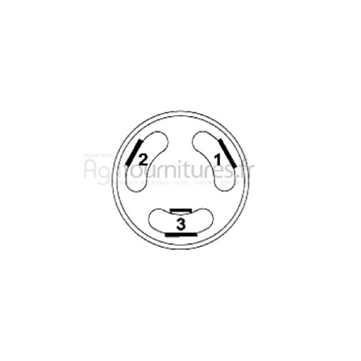 Contacteur de démarrage 3 positions Bepco 30/950-1 pour tracteur