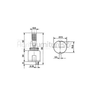 Interrupteur de clignotant Bepco 29/S7649/4