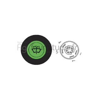 Bouton poussoir lave glace Bepco 63/1884-24 pour tracteur