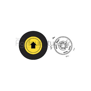 Bouton poussoir relevage Bepco 63/1884-25 pour tracteur
