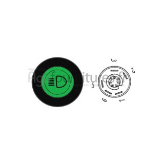 Bouton poussoir phares de travail Bepco 63/1884-33 pour tracteur
