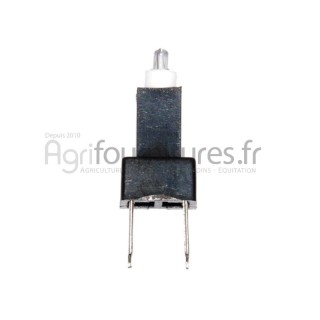 Douille + ampoule 12V. / 1,2w pour contacteur à bascule Bepco 63/977-2 pour tracteur