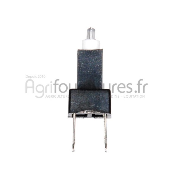 Douille + ampoule 12V. / 1,2w pour contacteur à bascule Bepco 63/977-2 pour tracteur