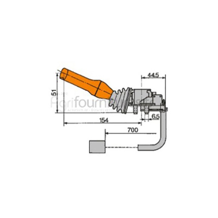 Commutateur (inverseur de marche) Bepco 23/958-26 pour tracteur