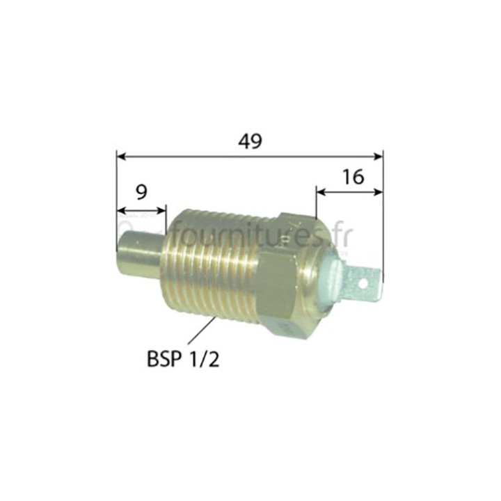 Sonde de température Bepco 26/180-5 pour tracteur