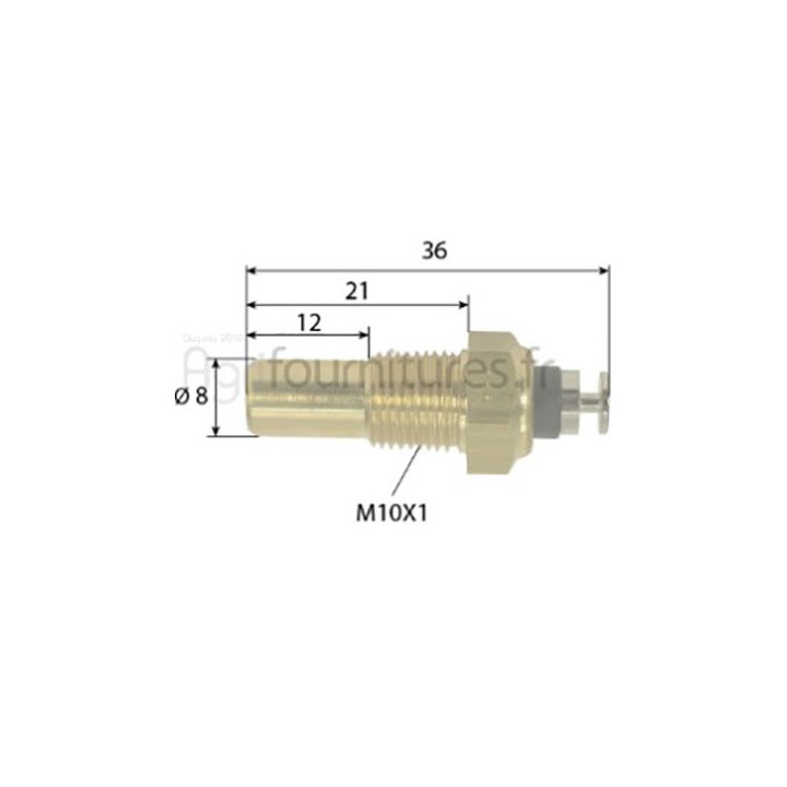 Sonde de température Bepco 20/180-81 pour tracteur