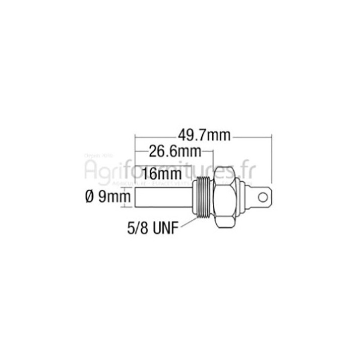 Sonde de température Bepco 20/180-80 pour tracteur