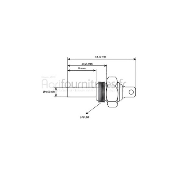 Sonde de température Bepco 30/180-4 pour moissonneuse - batteuse
