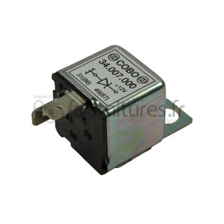 Relais 12V Bepco 23/965-16 pour tracteur