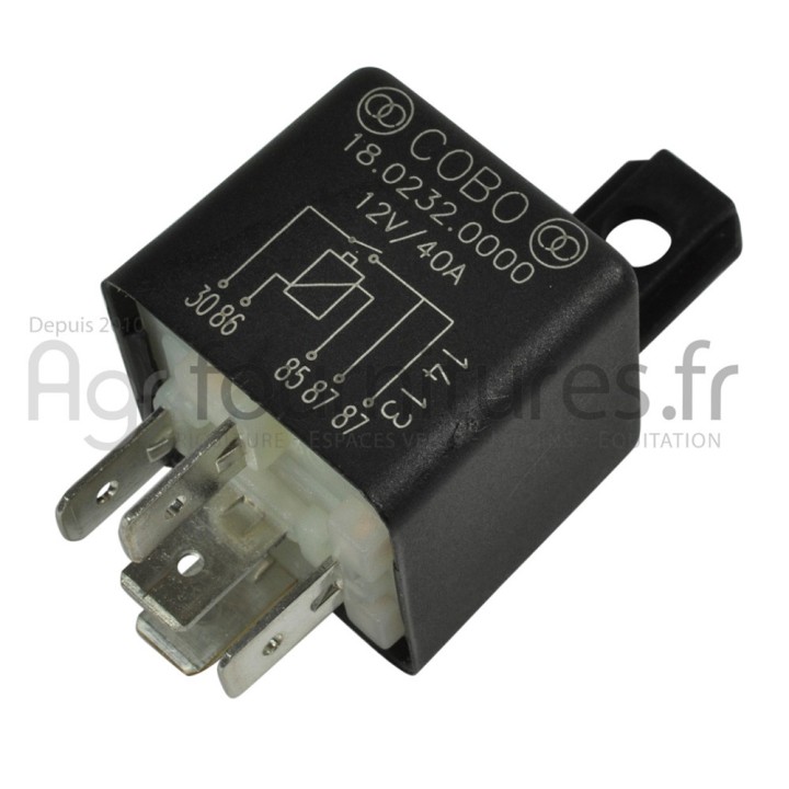 Relais 12V/40a Bepco 63/965-11