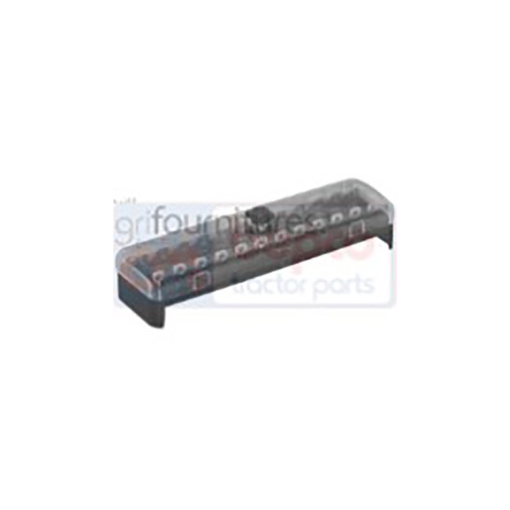 Boîte à fusibles à fiches - 12x steatite Bepco 29/7719-12 pour tracteur