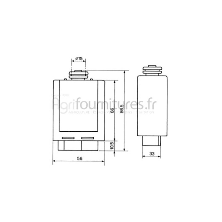 Centrale clignotante Bepco 30/961-11 pour tracteur